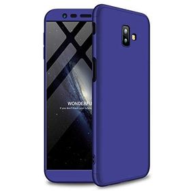 Microsonic Samsung Galaxy J6 Double Dip 360 Protective Lacivert Kılıf