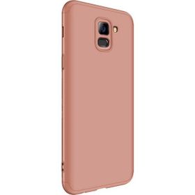Microsonic Samsung Galaxy J6 Double Dip 360 Protective Rose Gold Kılıf
