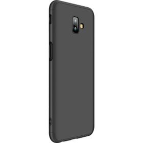 Microsonic Samsung Galaxy J6 Double Dip 360 Protective Siyah Kılıf