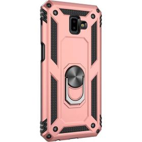 Microsonic Samsung Galaxy J6 Plus Military Ring Holder Gold Kılıf