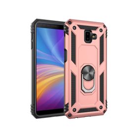 Microsonic Samsung Galaxy J6 Plus Military Ring Holder Gold Kılıf