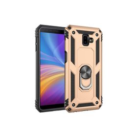 Microsonic Samsung Galaxy J6 Plus Military Ring Holder Gold Kılıf