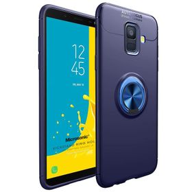 Microsonic Samsung Galaxy J6 Plus Military Ring Holder Lacivert Kılıf