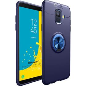 Microsonic Samsung Galaxy J6 Plus Military Ring Holder Lacivert Kılıf