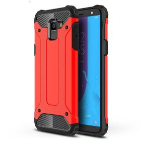 Microsonic Samsung Galaxy J6 Rugged Armor Kırmızı Kılıf