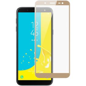 Microsonic Samsung Galaxy J6 Tam Kaplayan Temperli Cam Film Siyah Cep Telefonu Ekran Koruyucusu