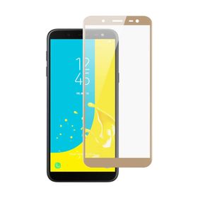 Microsonic Samsung Galaxy J6 Tam Kaplayan Temperli Cam Film Siyah Cep Telefonu Ekran Koruyucusu