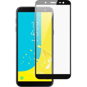 Microsonic Samsung Galaxy J6 Tam Kaplayan Temperli Cam Film Siyah Cep Telefonu Ekran Koruyucusu
