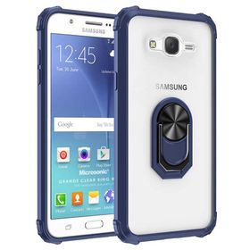 Microsonic Samsung Galaxy J7 Core Grande Clear Ring Holder Kılıf