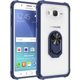 Microsonic Samsung Galaxy J7 Core Grande Clear Ring Holder Kılıf