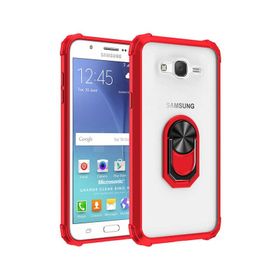 Microsonic Samsung Galaxy J7 Core Grande Clear Ring Holder Kılıf