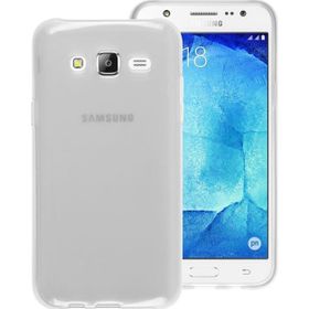 Microsonic Samsung Galaxy J7 Core Transparent Soft Beyaz Kılıf