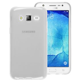 Microsonic Samsung Galaxy J7 Core Transparent Soft Beyaz Kılıf