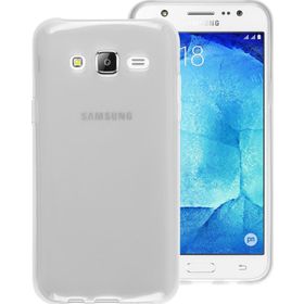 Microsonic Samsung Galaxy J7 Core Transparent Soft Beyaz Kılıf