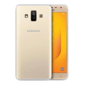 Microsonic Samsung Galaxy J7 Duo Transparent Soft Beyaz Kılıf