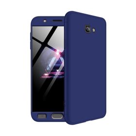 Microsonic Samsung Galaxy J7 Prime 2 Double Dip 360 Protective Lacivert Kılıf