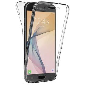 Microsonic Samsung Galaxy J7 Prime 6 tarafı tam full koruma 360 Clear Soft Şeffaf Kılıf