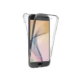 Microsonic Samsung Galaxy J7 Prime 6 tarafı tam full koruma 360 Clear Soft Şeffaf Kılıf