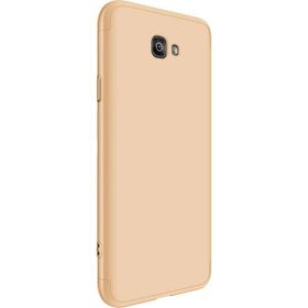Microsonic Samsung Galaxy J7 Prime Double Dip 360 Protective Gold Kılıf