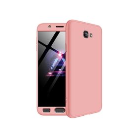 Microsonic Samsung Galaxy J7 Prime Double Dip 360 Protective Gold Kılıf