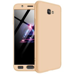 Microsonic Samsung Galaxy J7 Prime Double Dip 360 Protective Gold Kılıf