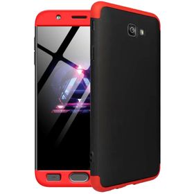 Microsonic Samsung Galaxy J7 Prime Double Dip 360 Protective Kırmızı Kılıf