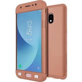 Microsonic Samsung Galaxy J7 Pro Double Dip 360 Protective Gold Kılıf