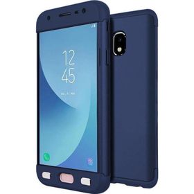Microsonic Samsung Galaxy J7 Pro Double Dip 360 Protective Lacivert Kılıf