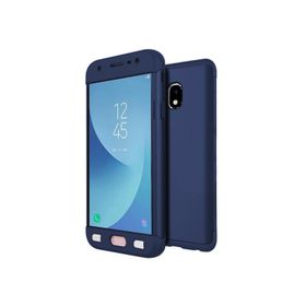 Microsonic Samsung Galaxy J7 Pro Double Dip 360 Protective Lacivert Kılıf