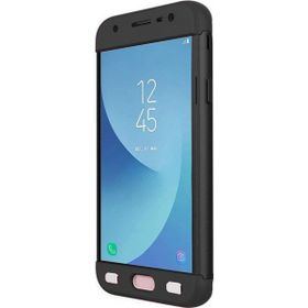 Microsonic Samsung Galaxy J7 Pro Double Dip 360 Protective Siyah Kılıf