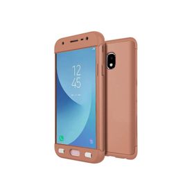 Microsonic Samsung Galaxy J7 Pro Double Dip 360 Protective Siyah Kılıf