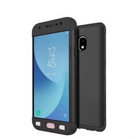 Microsonic Samsung Galaxy J7 Pro Double Dip 360 Protective Siyah Kılıf