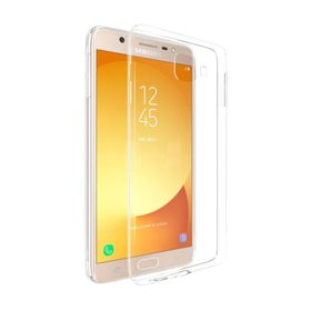 Microsonic Samsung Galaxy J7 Transparent Soft Beyaz Kılıf