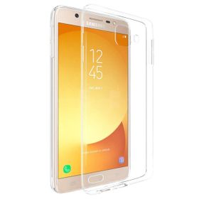 Microsonic Samsung Galaxy J7 Transparent Soft Beyaz Kılıf