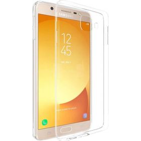 Microsonic Samsung Galaxy J7 Transparent Soft Beyaz Kılıf