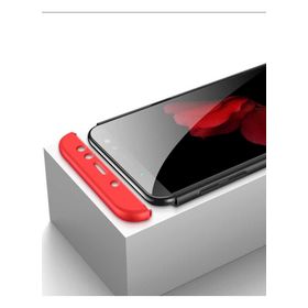 Microsonic Samsung Galaxy J8 Double Dip 360 Protective Kırmızı Kılıf