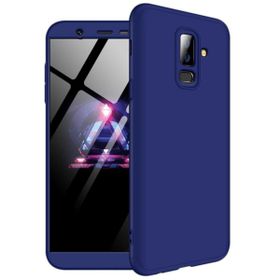 Microsonic Samsung Galaxy J8 Double Dip 360 Protective Lacivert Kılıf