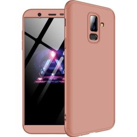 Microsonic Samsung Galaxy J8 Double Dip 360 Protective Rose Gold Kılıf