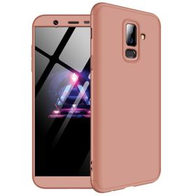 Microsonic Samsung Galaxy J8 Double Dip 360 Protective Rose Gold Kılıf