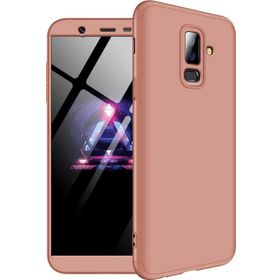 Microsonic Samsung Galaxy J8 Double Dip 360 Protective Rose Gold Kılıf