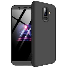 Microsonic Samsung Galaxy J8 Double Dip 360 Protective Siyah Kılıf