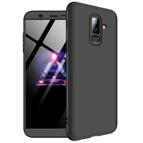 Microsonic Samsung Galaxy J8 Double Dip 360 Protective Siyah Kılıf