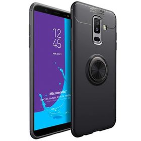 Microsonic Samsung Galaxy J8 Kickstand Ring Holder Kılıf