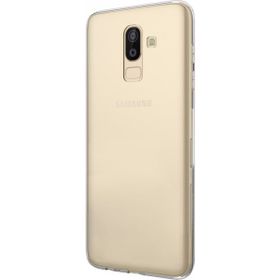 Microsonic Samsung Galaxy J8 Transparent Soft Beyaz Kılıf