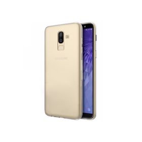 Microsonic Samsung Galaxy J8 Transparent Soft Beyaz Kılıf
