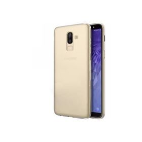 Microsonic Samsung Galaxy J8 Transparent Soft Beyaz Kılıf