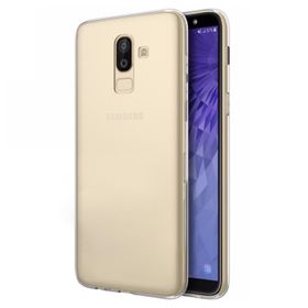 Microsonic Samsung Galaxy J8 Transparent Soft Beyaz Kılıf