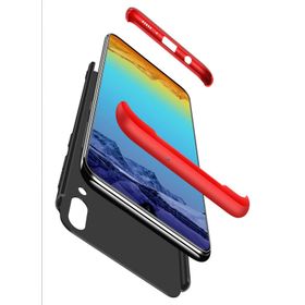Microsonic Samsung Galaxy M10 Double Dip 360 Protective Gold Kılıf