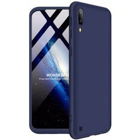 Microsonic Samsung Galaxy M10 Double Dip 360 Protective Lacivert Kılıf