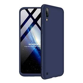 Microsonic Samsung Galaxy M10 Double Dip 360 Protective Lacivert Kılıf